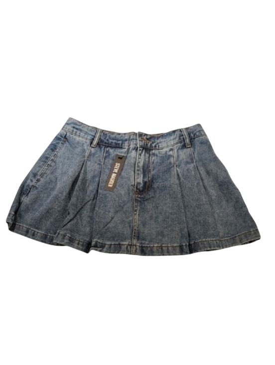 Steve Madden Pants - Steve Madden Marlowe Denim Skort Mini Skirt